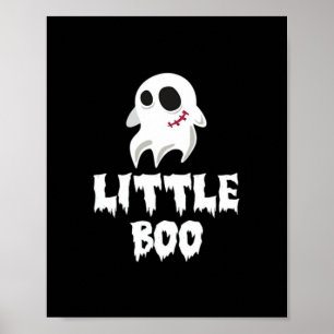Affiche Conception de dessin pour Halloween Little Boo