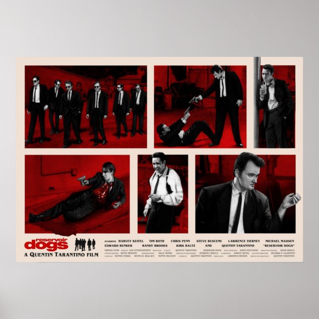 Affiche Conception de films Réservoir Dogs (Devant)
