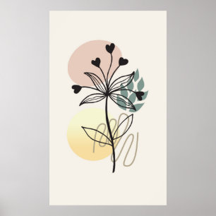 Affiche Conception de fond moderne