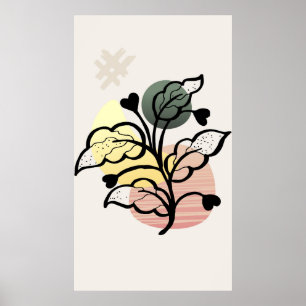 Affiche Conception de fond moderne