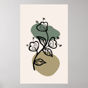 Affiche Conception de fond tendance