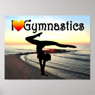 AFFICHE CONCEPTION DE GYMNASTICS