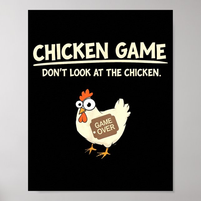 Affiche Conception de jeu de poulet drôle Ltd Uni Chicken  (Devant)