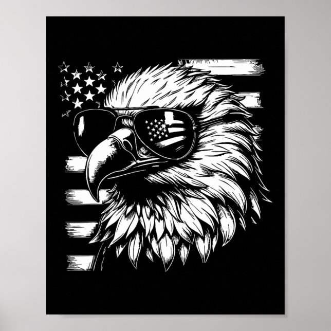 Affiche Conception De Jour Pour 4 juillet Patriotique Homm (Devant)