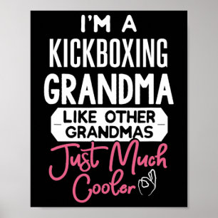 Affiche Conception de la fête des mères cool Kickboxing Gr