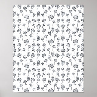 Affiche Conception de la page de couleur pour adultes