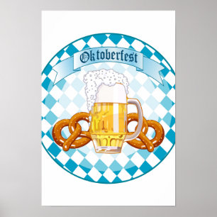 Affiche Conception de la ronde de célébration de l'Oktober