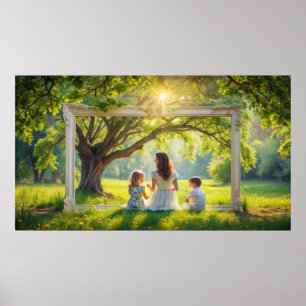 Affiche Conception de la télévision par cadre