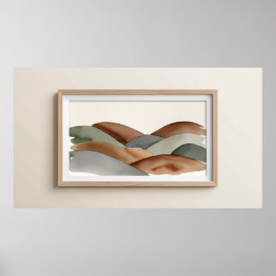 Affiche Conception de la télévision par cadre