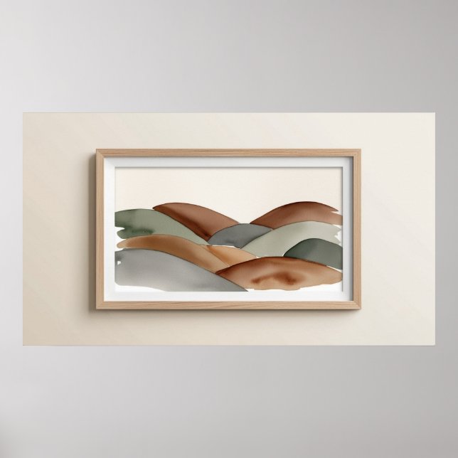 Affiche Conception de la télévision par cadre (Devant)