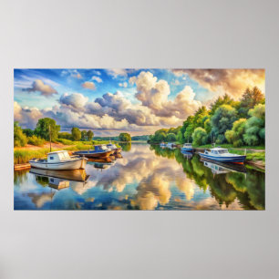 Affiche Conception de la télévision par cadre