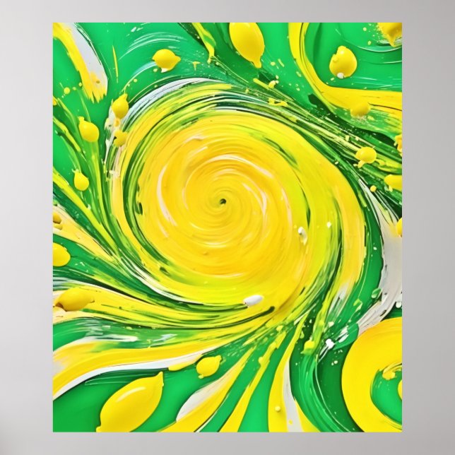 Affiche Conception de la tornade citron (Devant)