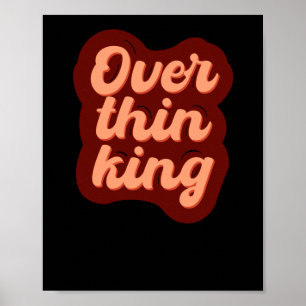 Affiche Conception De La Typographie De Surpensée Pour Ov