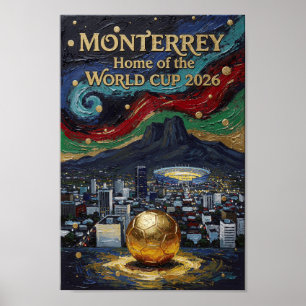 Affiche Conception de la ville du stade de football artist