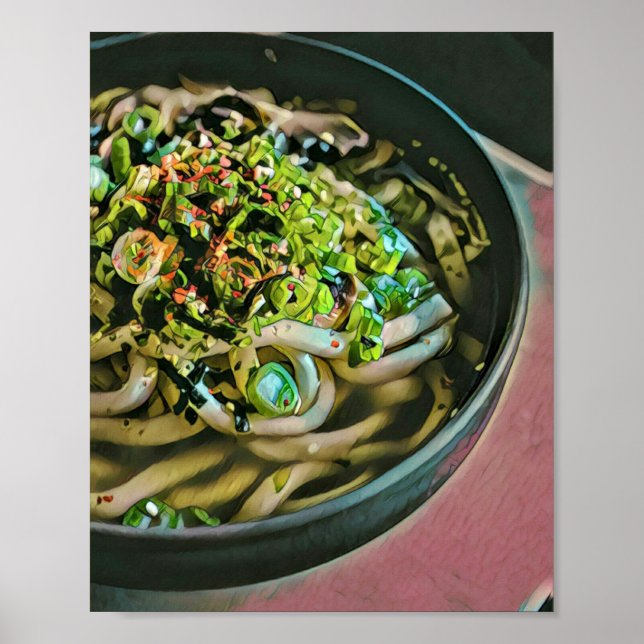 Affiche Conception de l'amoureux des nouilles (Devant)