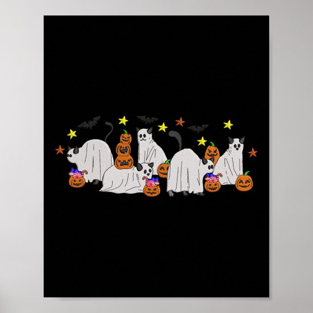 Affiche Conception de l'effet de broderie pour fantôme de  (Devant)