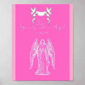 Affiche Conception de lettre d'amour - Amour, Votre Ange G
