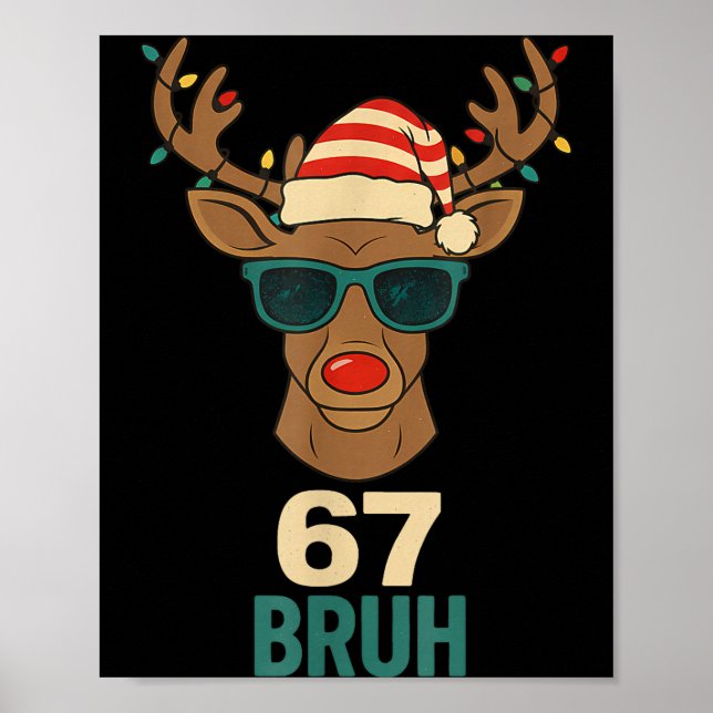Affiche Conception de mème drôle de Noël 67 Six Sept Mains (Devant)