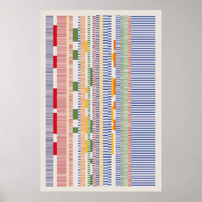 Affiche Conception de motif de nombres de Ramanujan  (Devant)