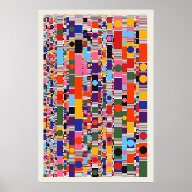 Affiche Conception de motif de nombres de Ramanujan  (Devant)