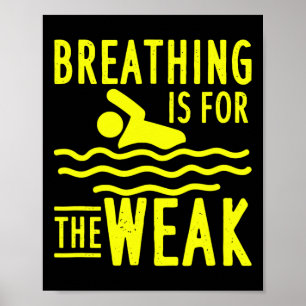 Affiche Conception de natation pour nageur d'équipe de nat