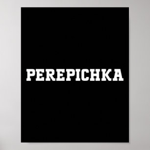 Affiche Conception de nourriture Perepichka pour hommes fe