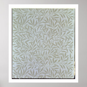 Affiche Conception de papier peint de saule, 1874