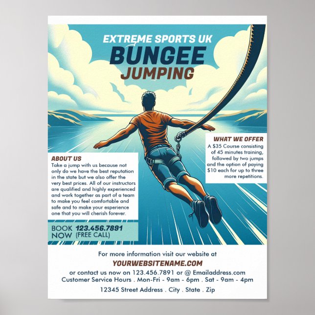 Affiche Conception de pare-chocs - Bungee Jumping Course P (Devant)