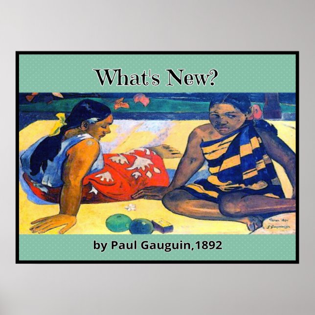 Affiche Conception de Paul Gauguin (Devant)