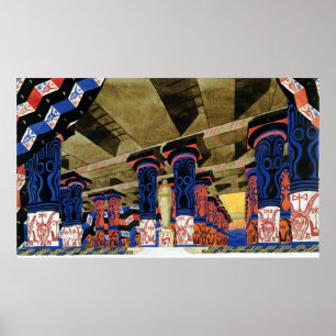 Affiche Conception de 'Phedre' par Jean Racine 1923