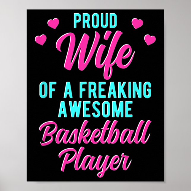 Affiche Conception de phrase Bll Husnd pour la femme du jo (Devant)