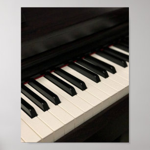 Affiche Conception de piano cool