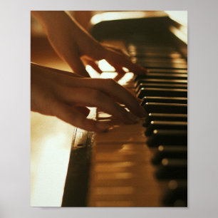 Affiche Conception de piano Extraordinaire