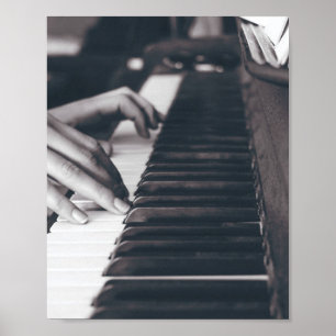 Affiche Conception de piano géniale
