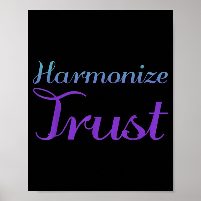 Affiche Conception de prévention de la confiance harmonisé (Devant)