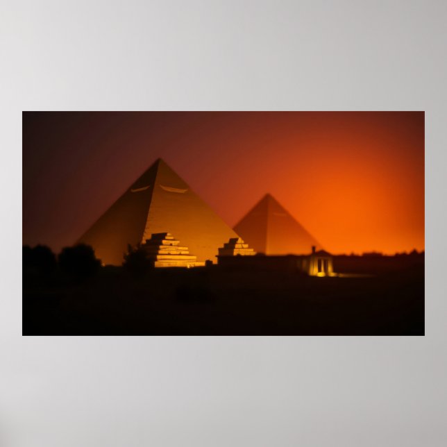 Affiche conception de pyramides (Devant)