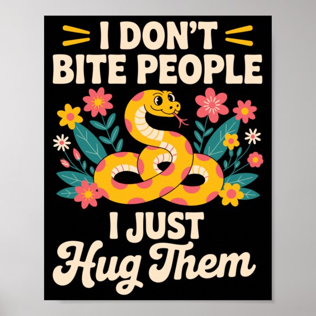 Affiche Conception de python royal pour hommes femmes enfa (Devant)