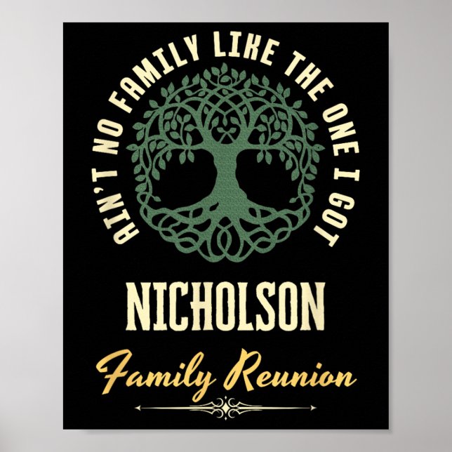 Affiche Conception de réunion de famille 2025 correspondan (Devant)