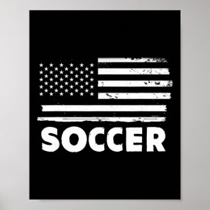 Affiche Conception de sport patriotique de drapeau de la v