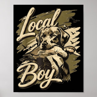 Affiche Conception de style sudiste camouflé pour chasse d