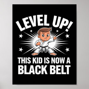 Affiche Conception de T-shirt de récompense de ceinture no