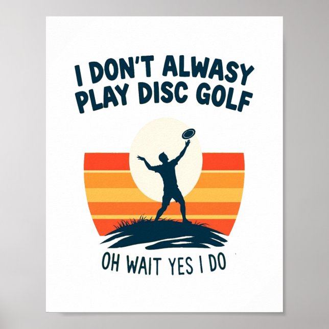 Affiche Conception de T-shirt Disk Golf Lover (Devant)