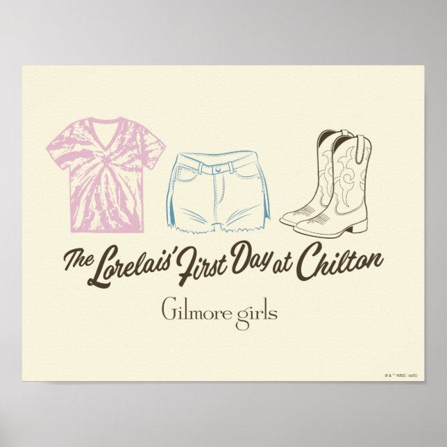 Affiche Conception de tenue de Lorelai Chilton de Gilmore  (Devant)