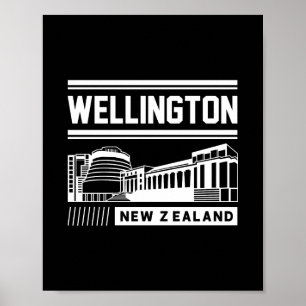 Affiche Conception de typographie moderne à Wellington Nou