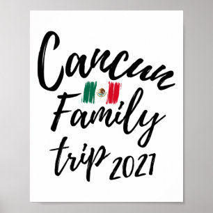 Affiche Conception de voyage au Mexique pour famille à Can