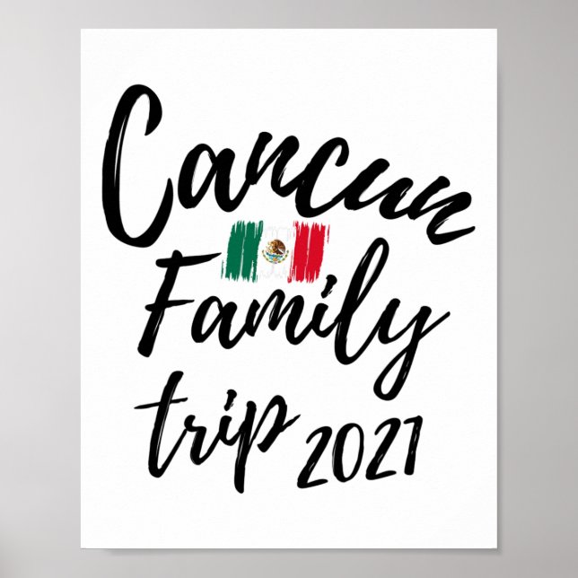 Affiche Conception de voyage au Mexique pour famille à Can (Devant)