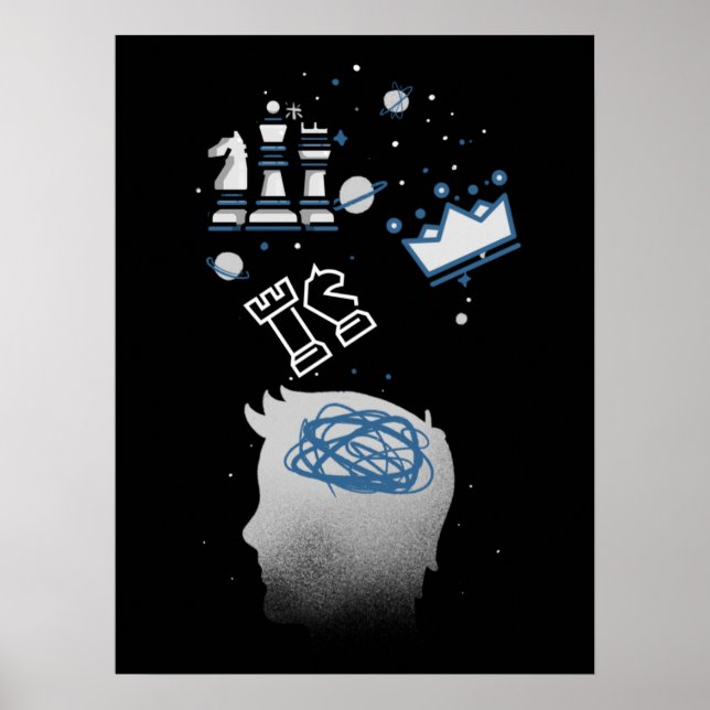 Affiche Conception des échecs (Devant)