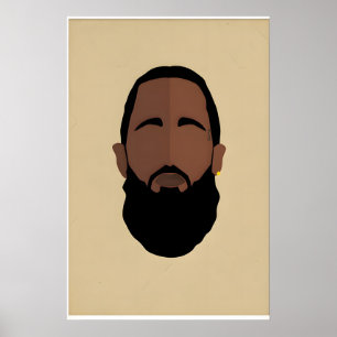 Affiche Conception d'icône originale inspirée du Hip Hop d