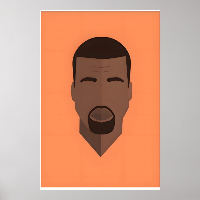 Affiche Conception d'icône originale inspirée du Hip Hop d (Devant)