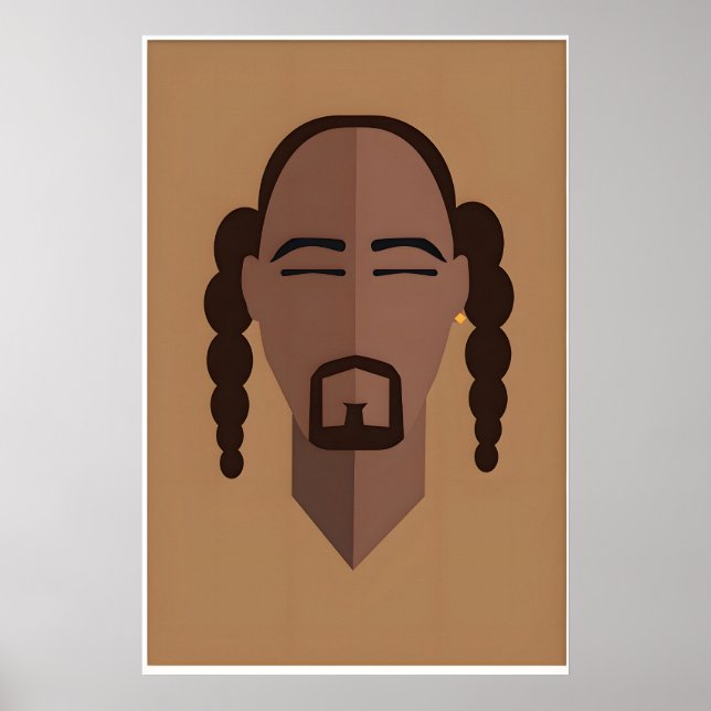 Affiche Conception d'impression d'icône originale inspirée (Devant)